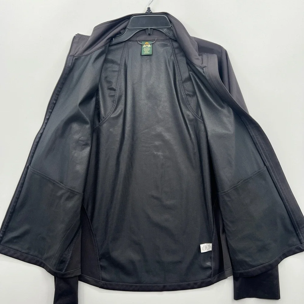 Eastern Mountain Sports Mens XXL Full Zip Jacket Black‎ Running Athletic